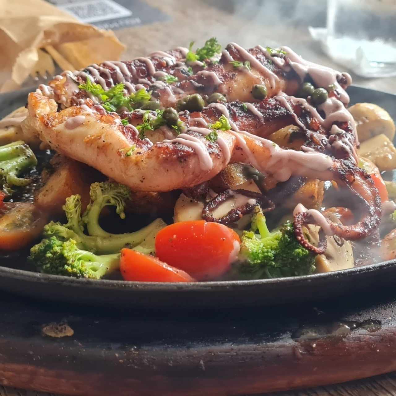 pulpo a la parrilla