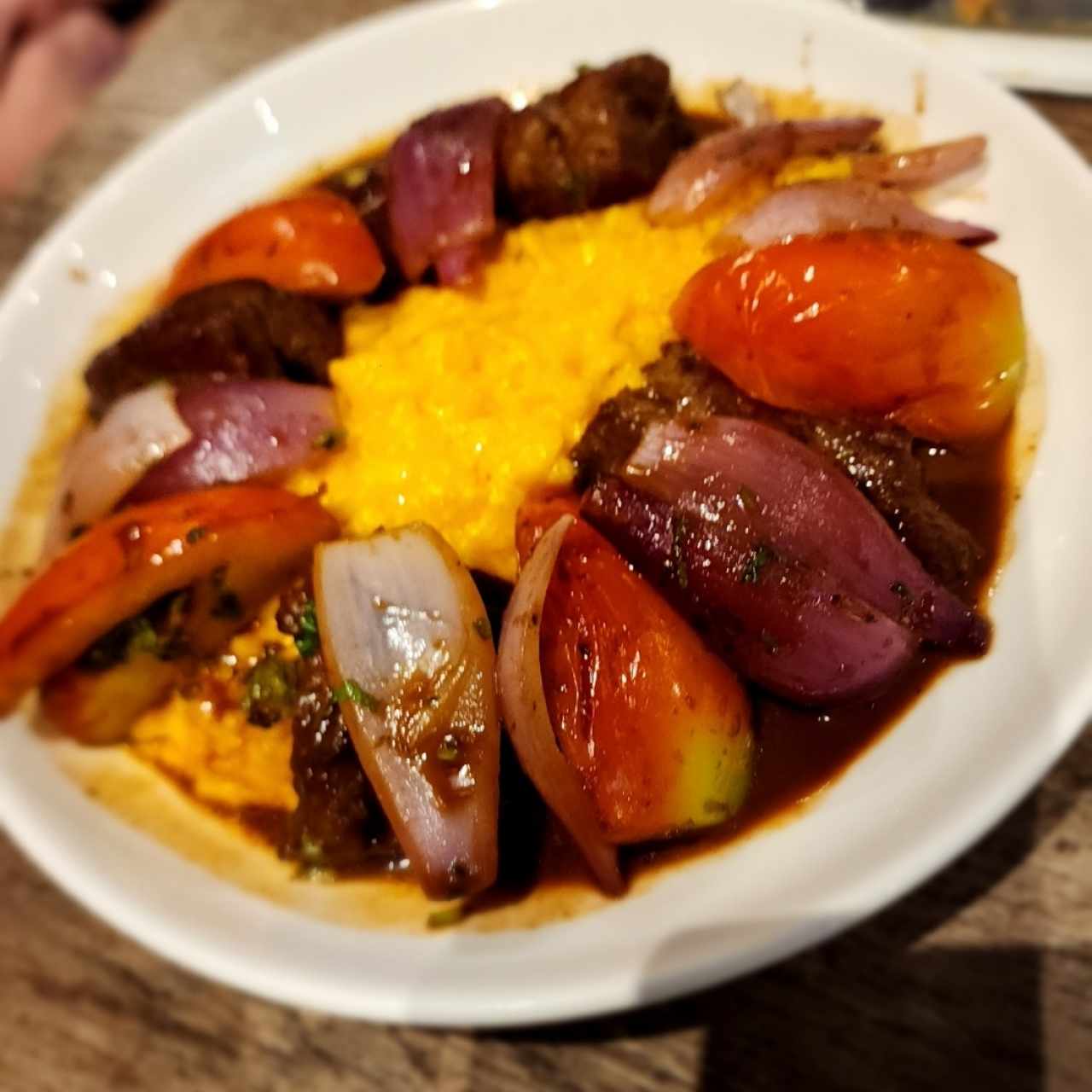 RISOTTO DE AJI AMARILLO CON LOMO