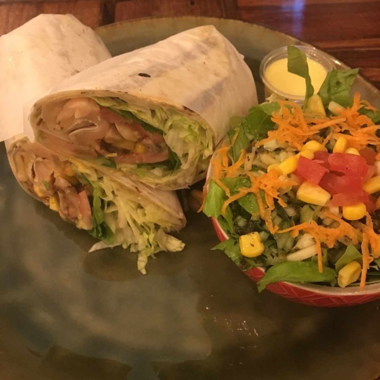 Este es un especial! Wraps de Salmon! Espectacular! lo llamamos El Wraps de Carla! 