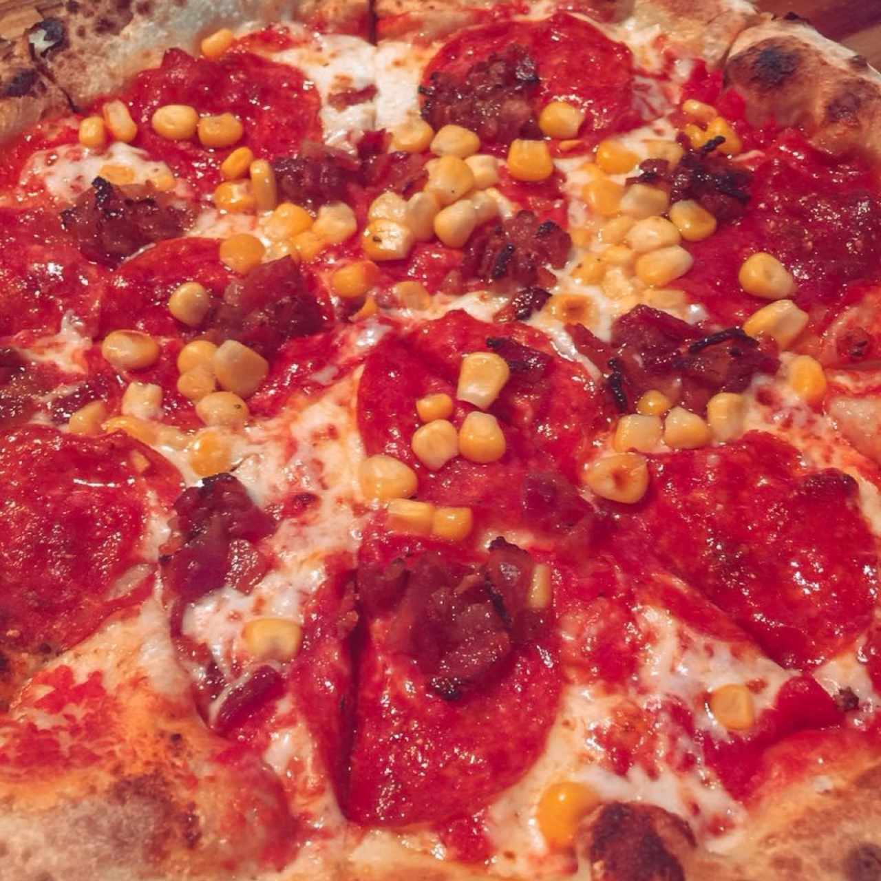 Pepperoni con maíz🤩