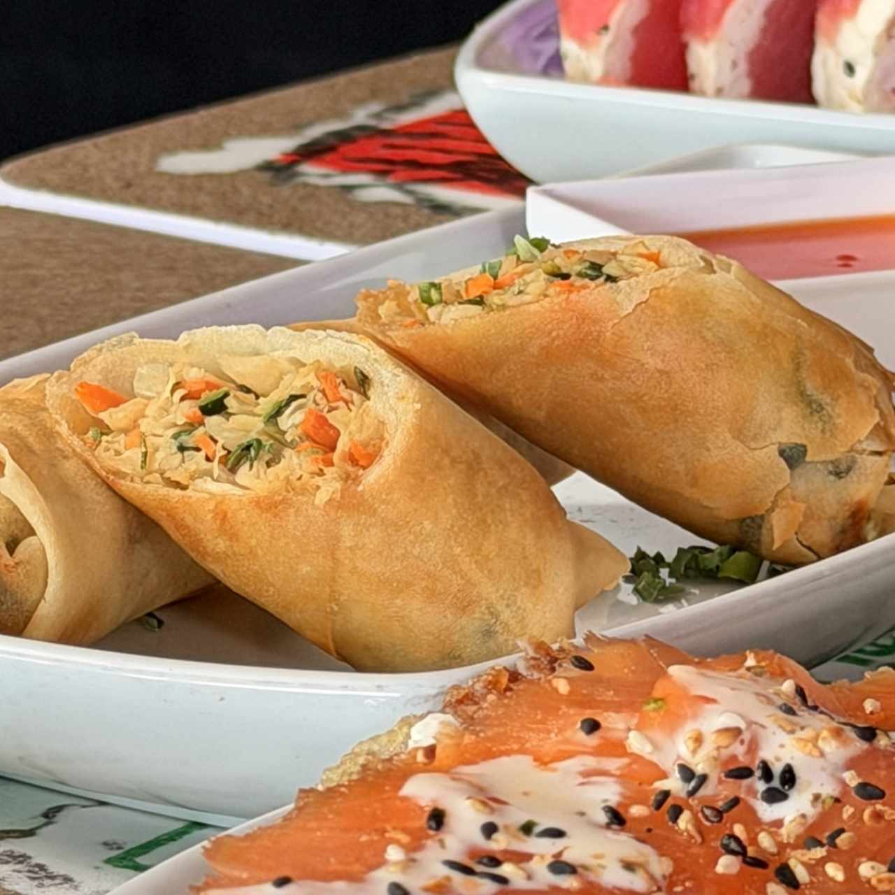 Rollitos de Papel de Arroz de Pollo