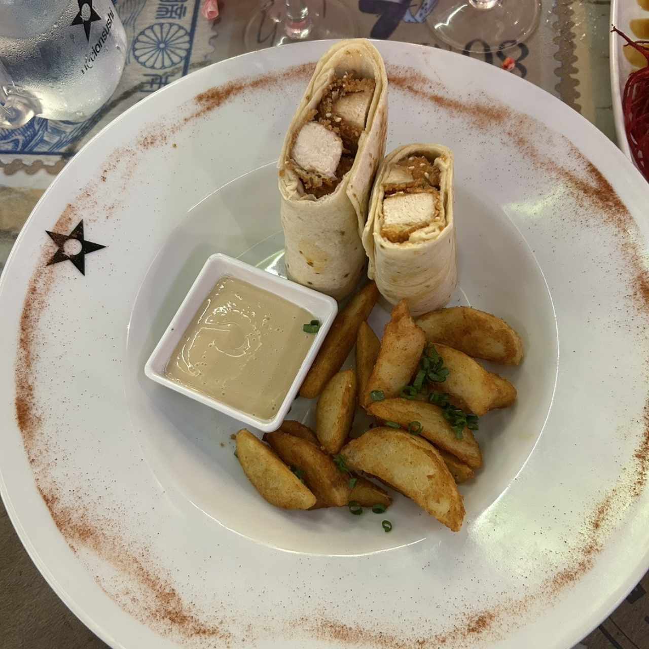Wrap de Pollo Thai