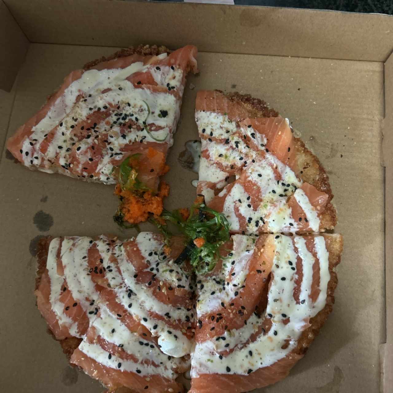 Pizza de Salmón Fresco