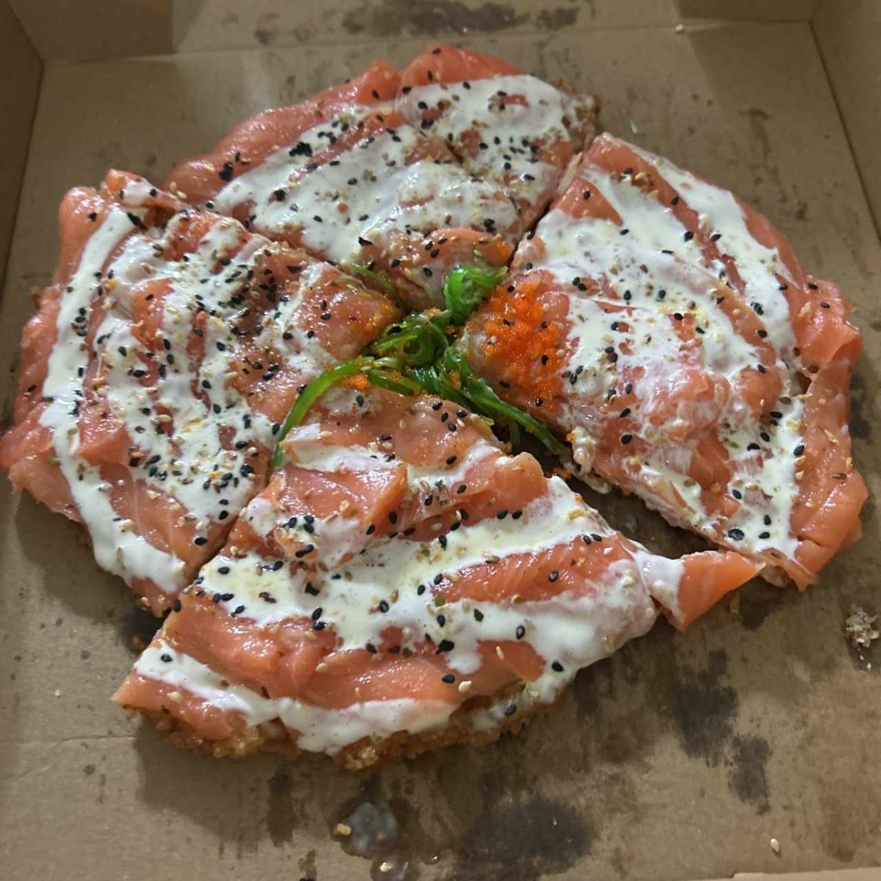 Pizza de Salmón Ahumado