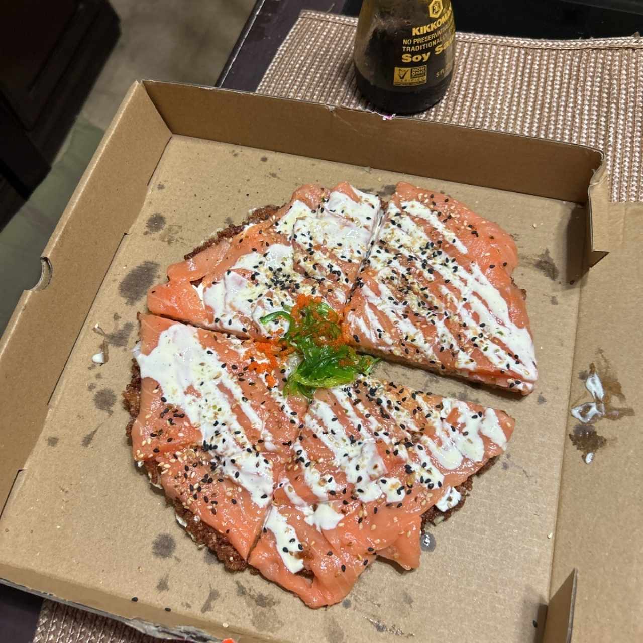 Pizza de Salmón Fresco
