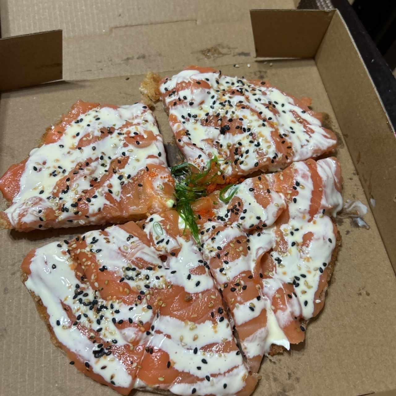 Pizza de Salmón Fresco