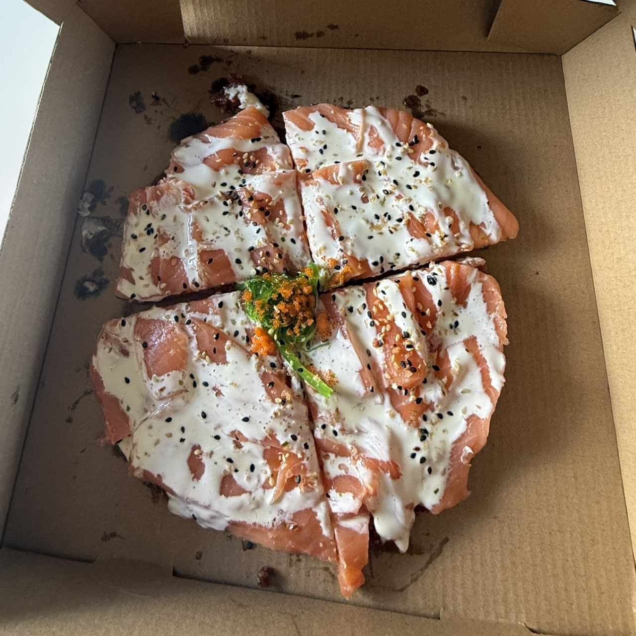Pizza de Salmón Fresco