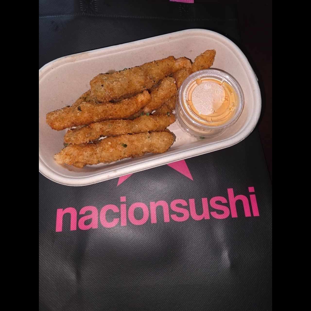 Camarones tagarashi