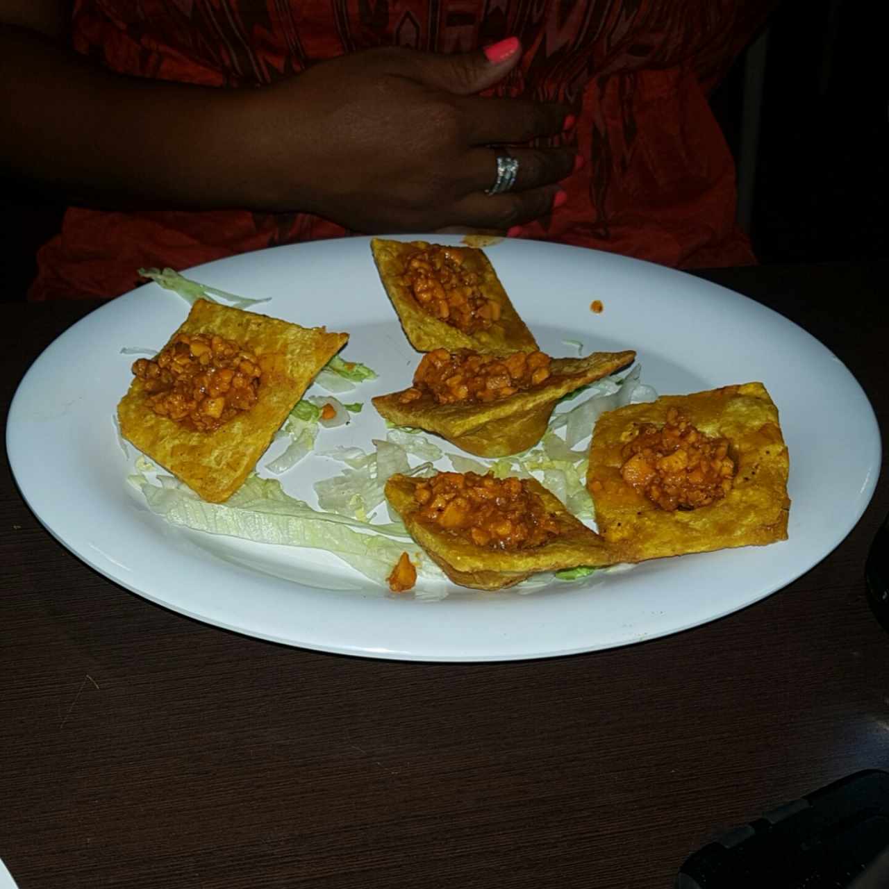 Patacones rellenos