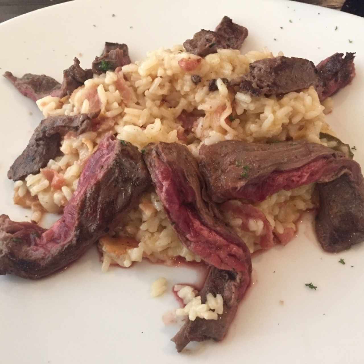 Risotto con Entraña