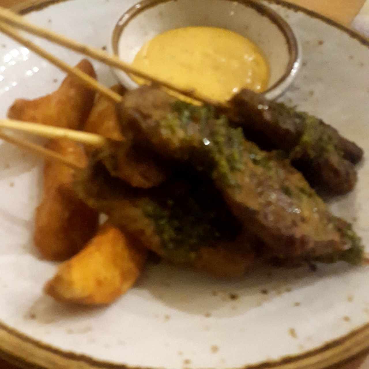 Carne en palito... tender y sabroso!