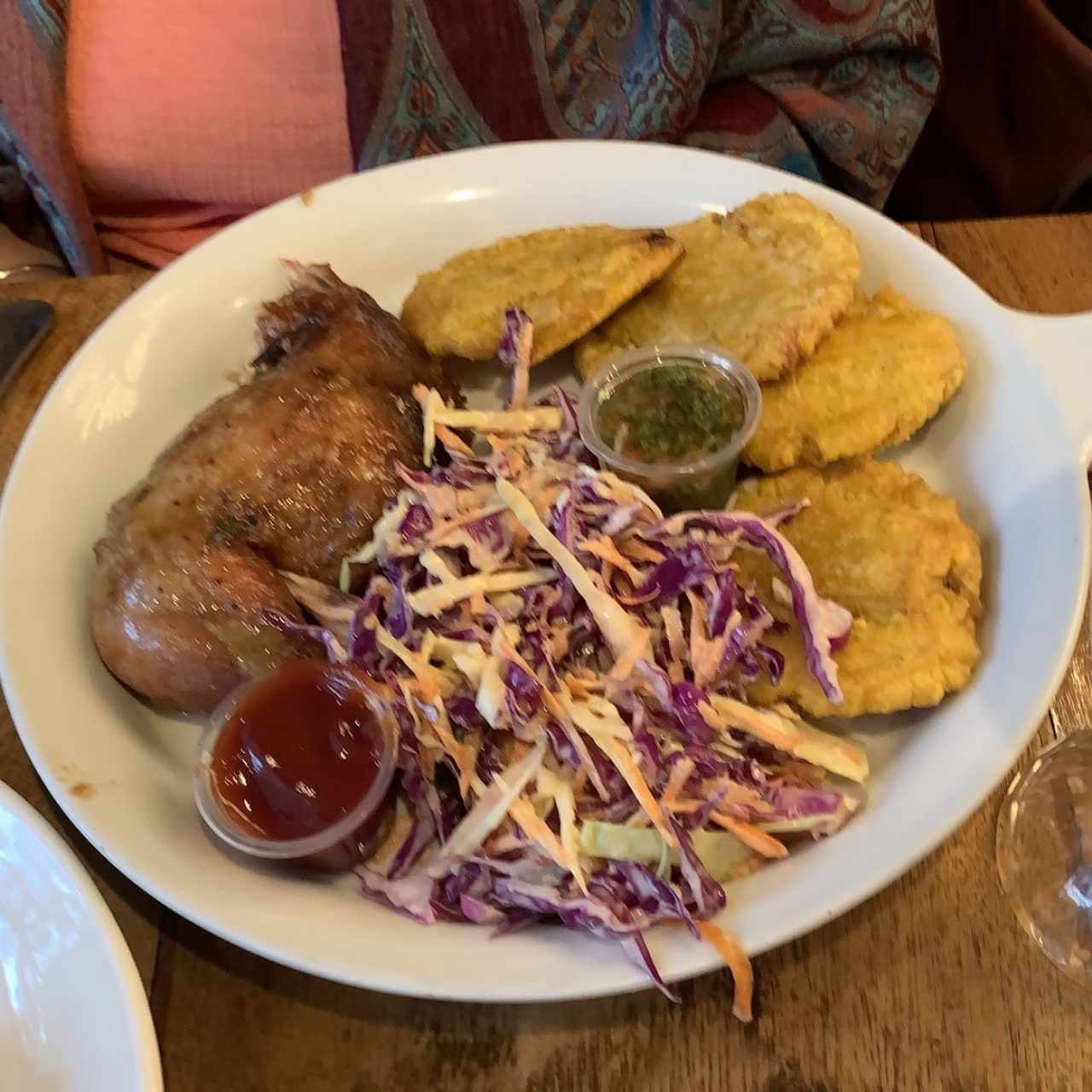 1/4 Pollo Pechuga ala
