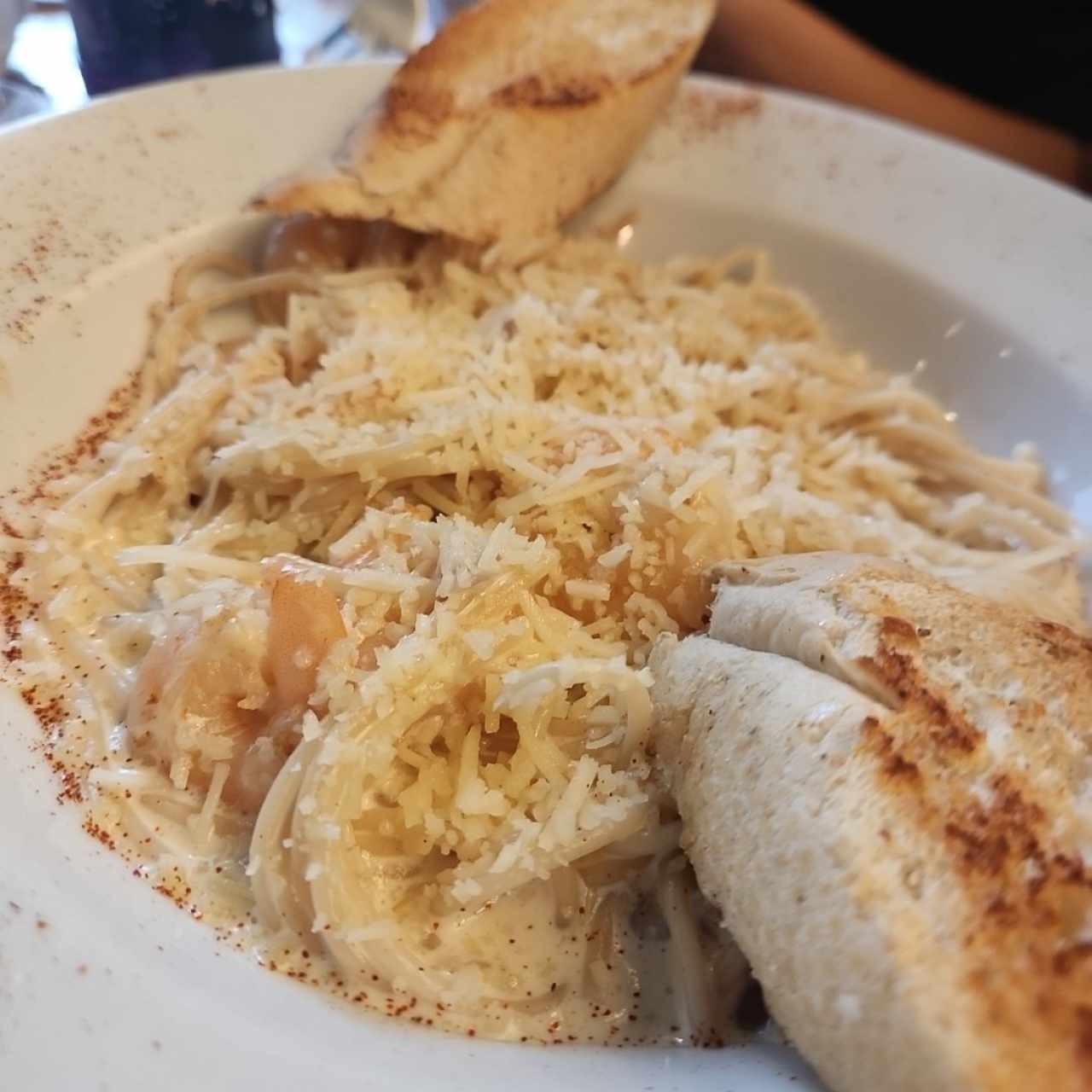 Pastas - Alfredo Con Camarones