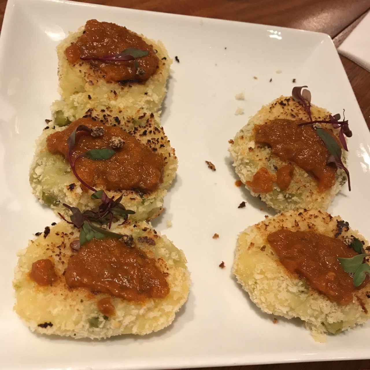 croquetas con coliflor