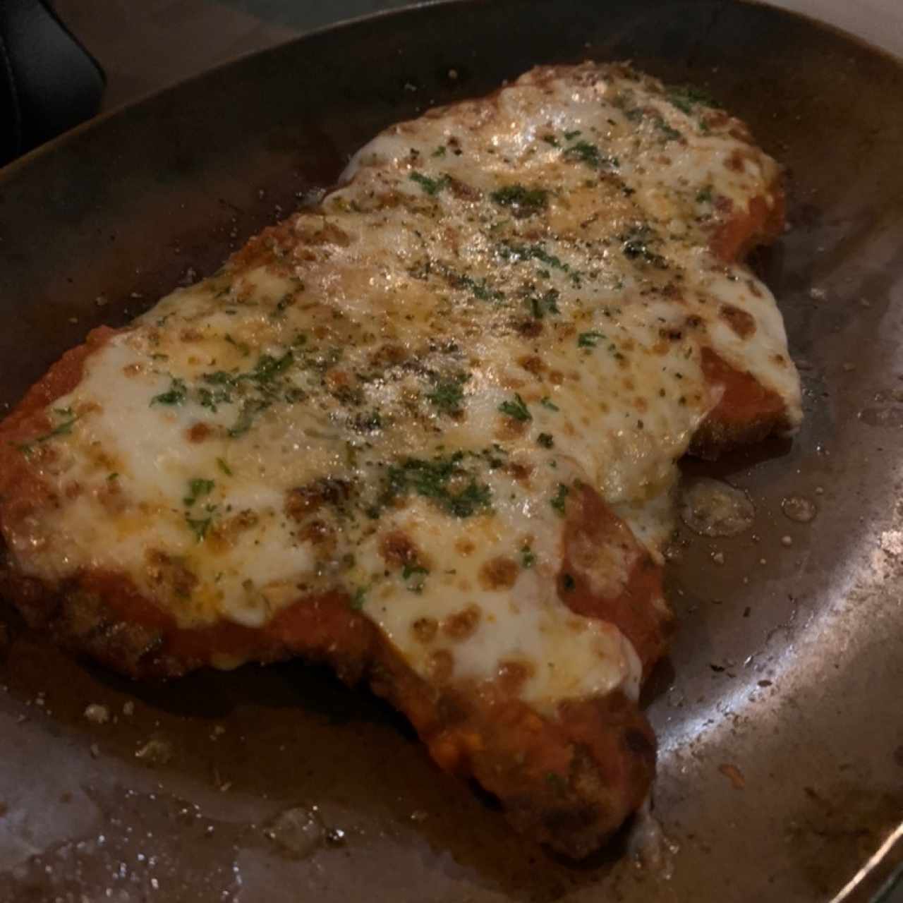 Filete de Res a la Parmesana