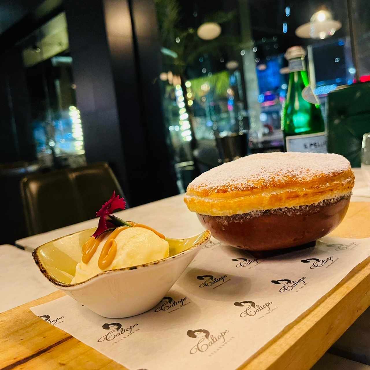 Apple Pot Pie con Helado de Vainilla
