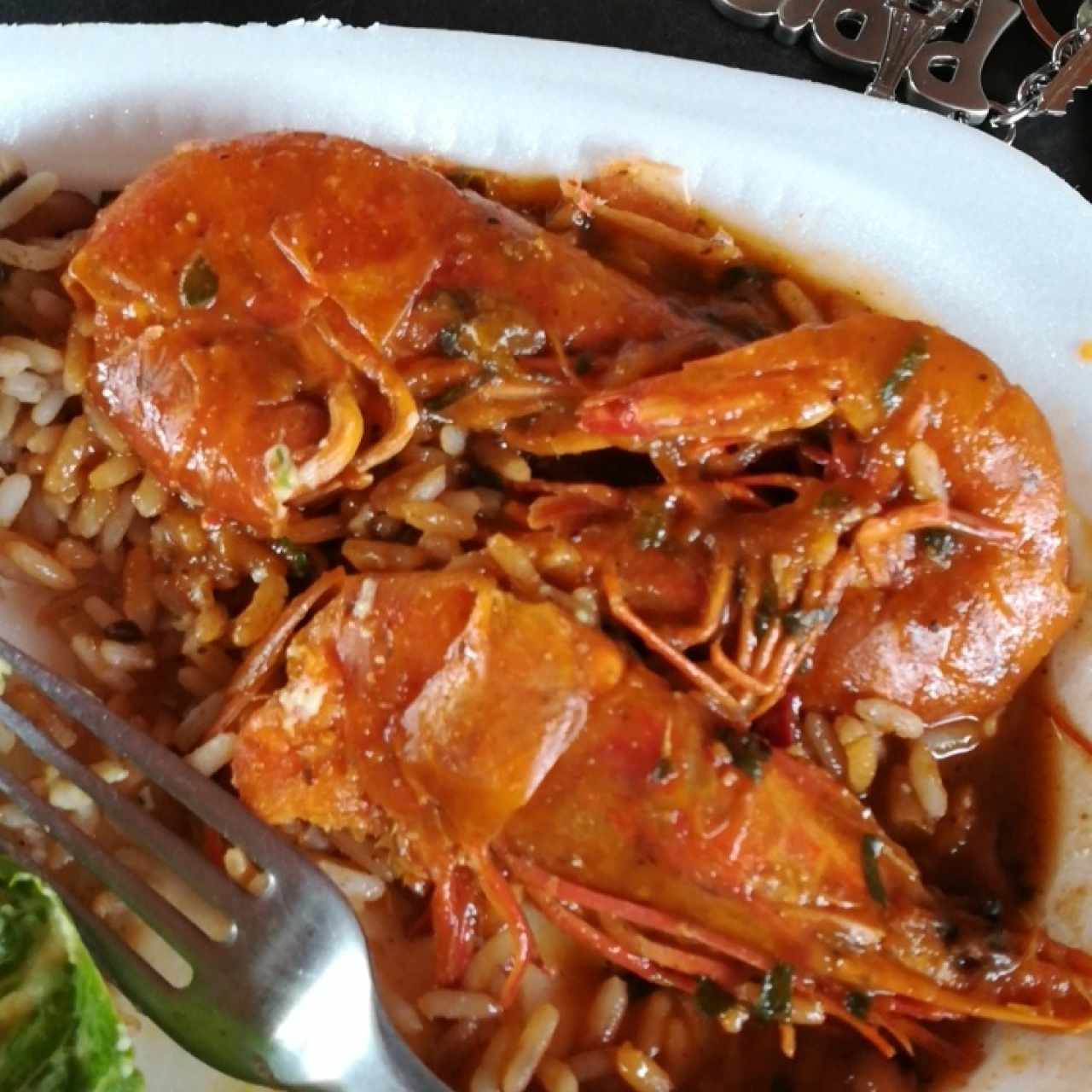 langostinos en salsa Iván