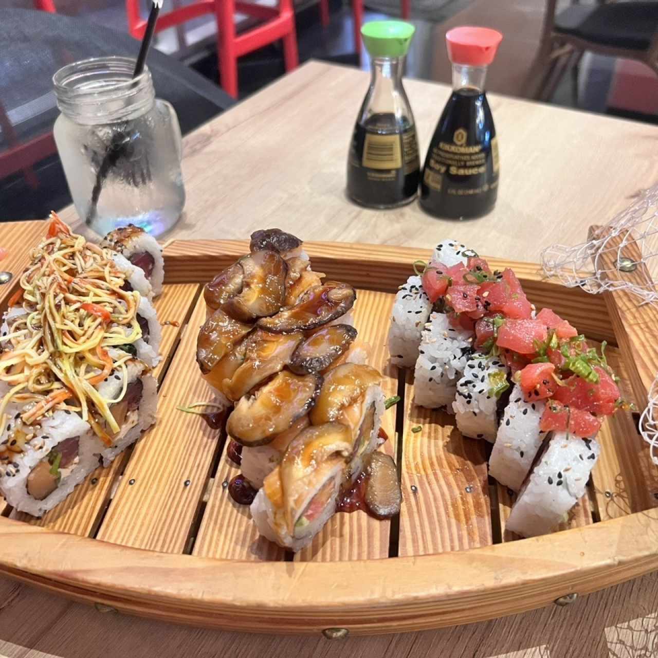 Roles especiales - Código Da Vinci / Shitake sake / Tuna hot especial