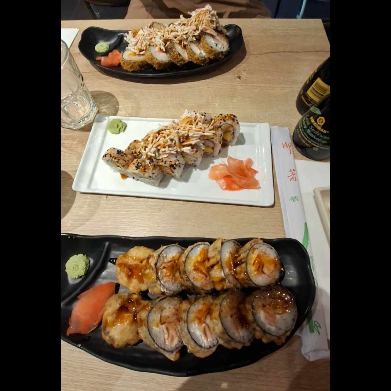 Dragón + Sushi Market + Sushi Market apanado