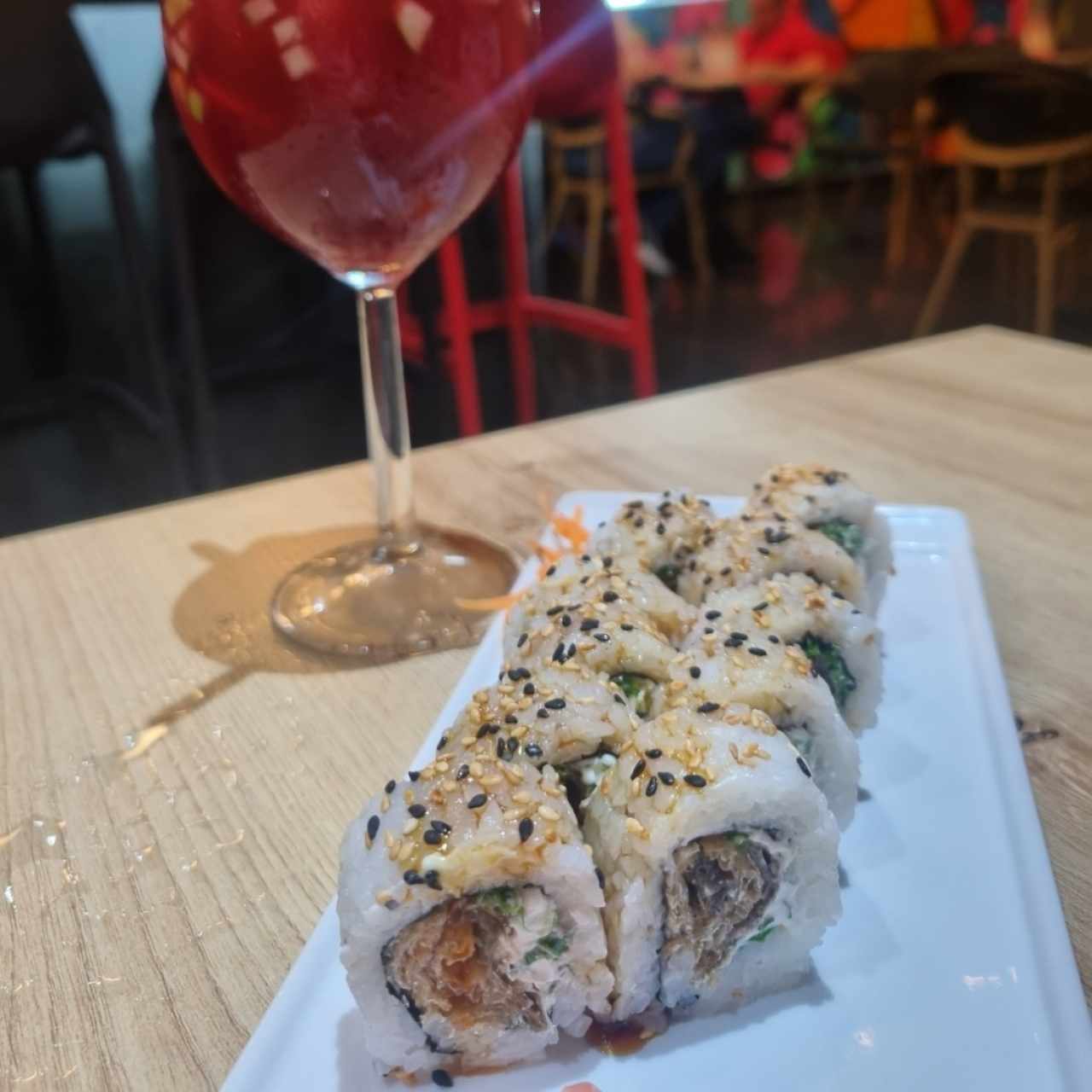 salmon skin roll