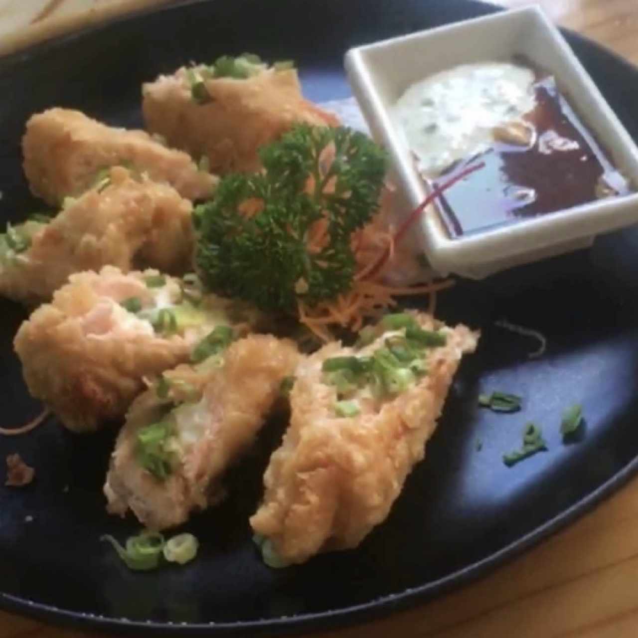 Entradas - Salmón tempura