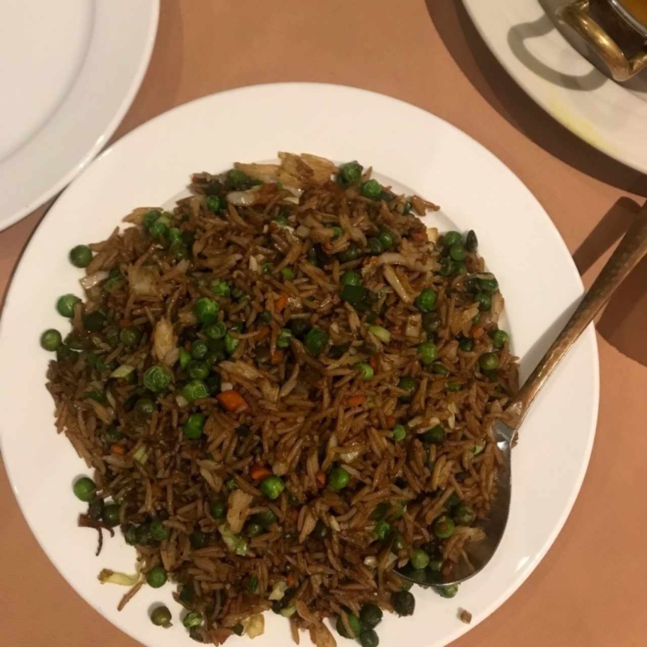 arroz frito con vegetales