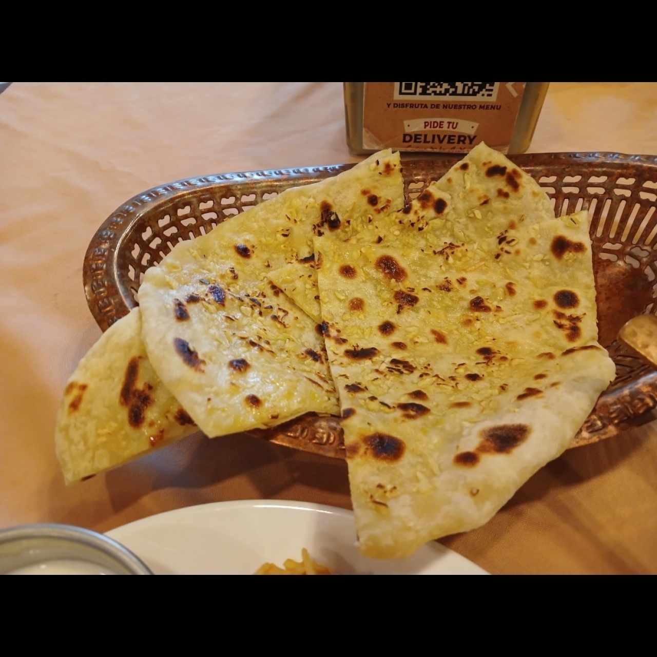 Naan con Ajo