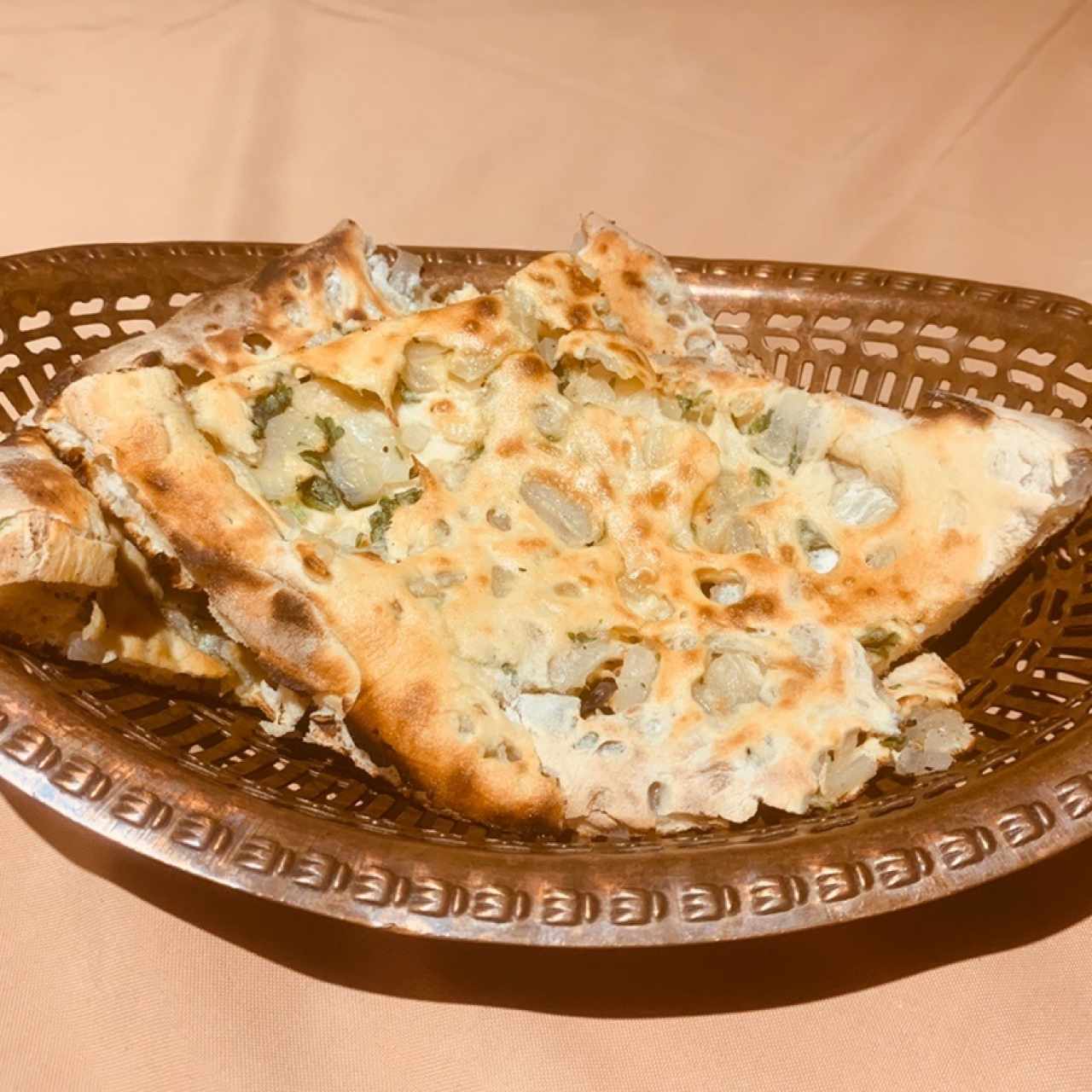 Naan con Cebolla 