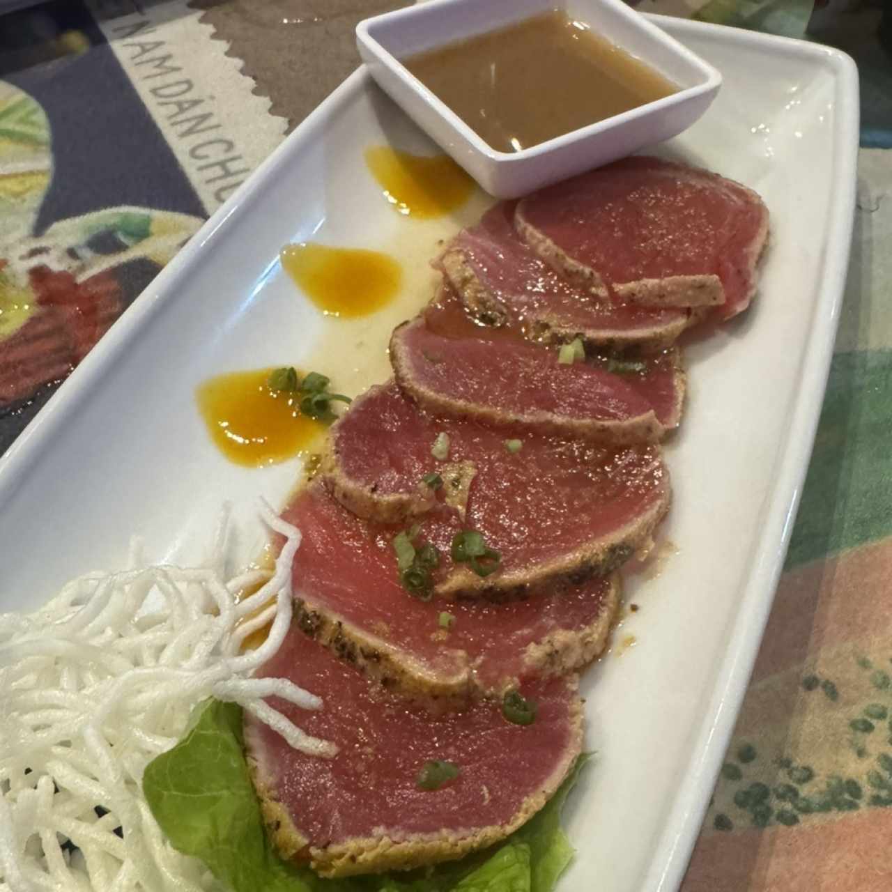 Entradas Tentadoras - Tataki de Atún