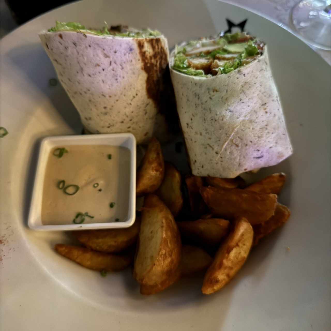 Wrap de Pollo Thai