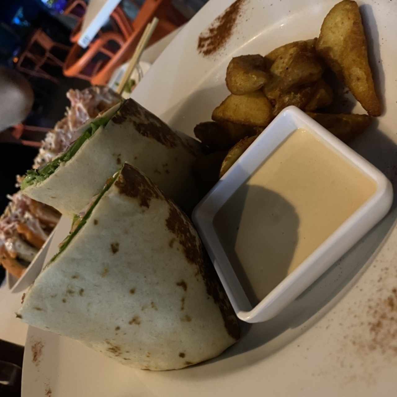 Wrap de Pollo Thai