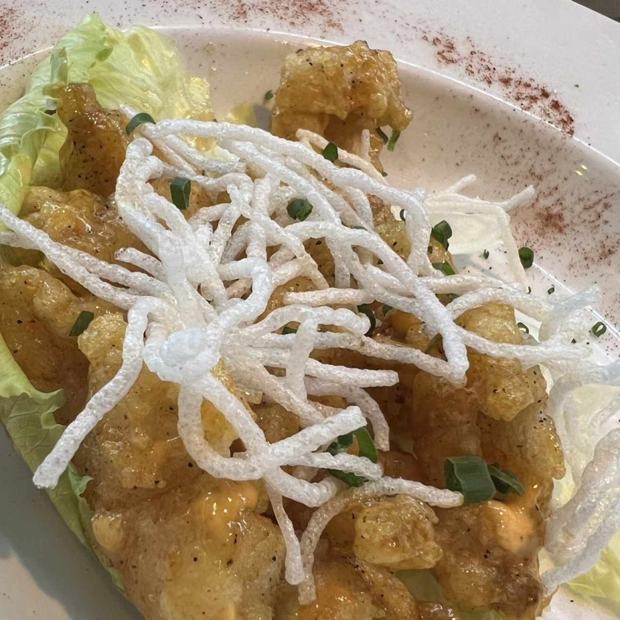 Tentadoras Entradas - Satay de Camarón