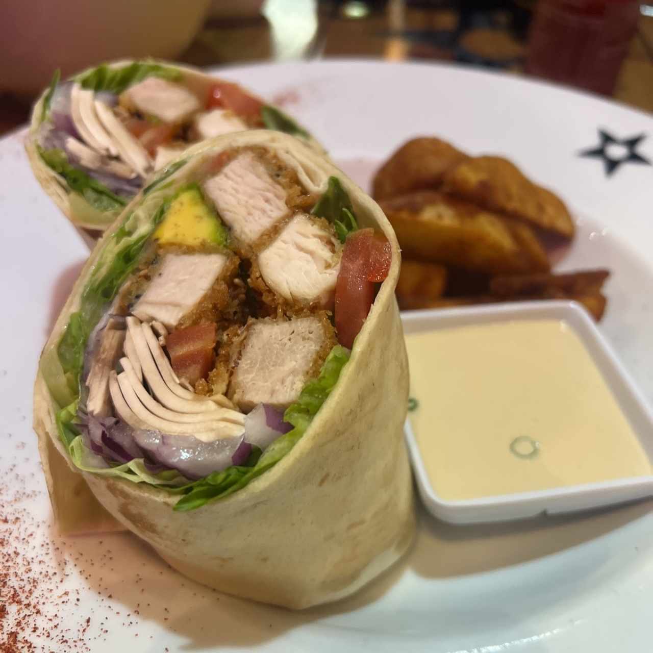 Wrap de Pollo Thai