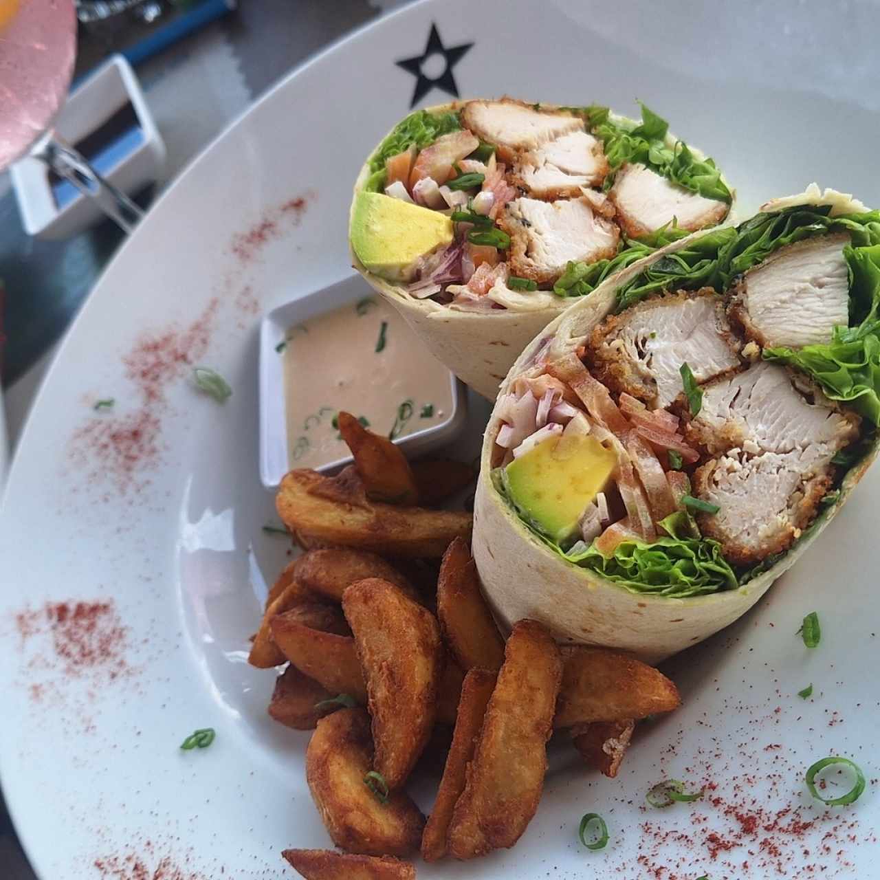 Wrap de Pollo Thai