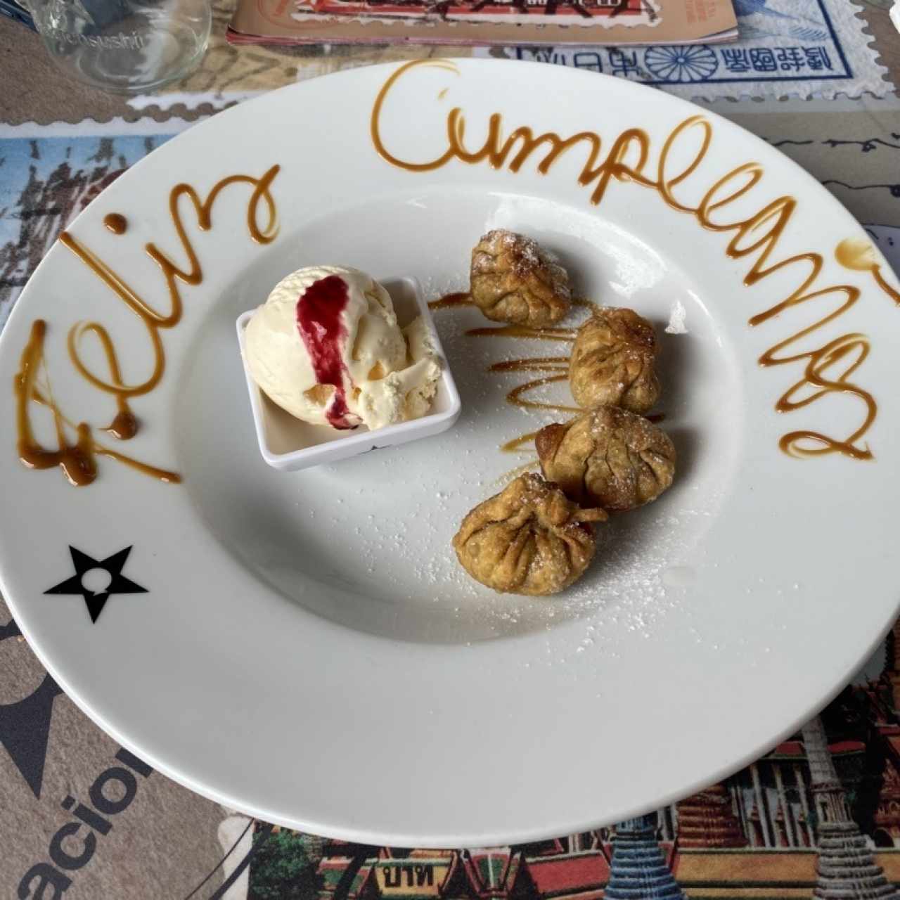 Wanton de Dulce de Leche