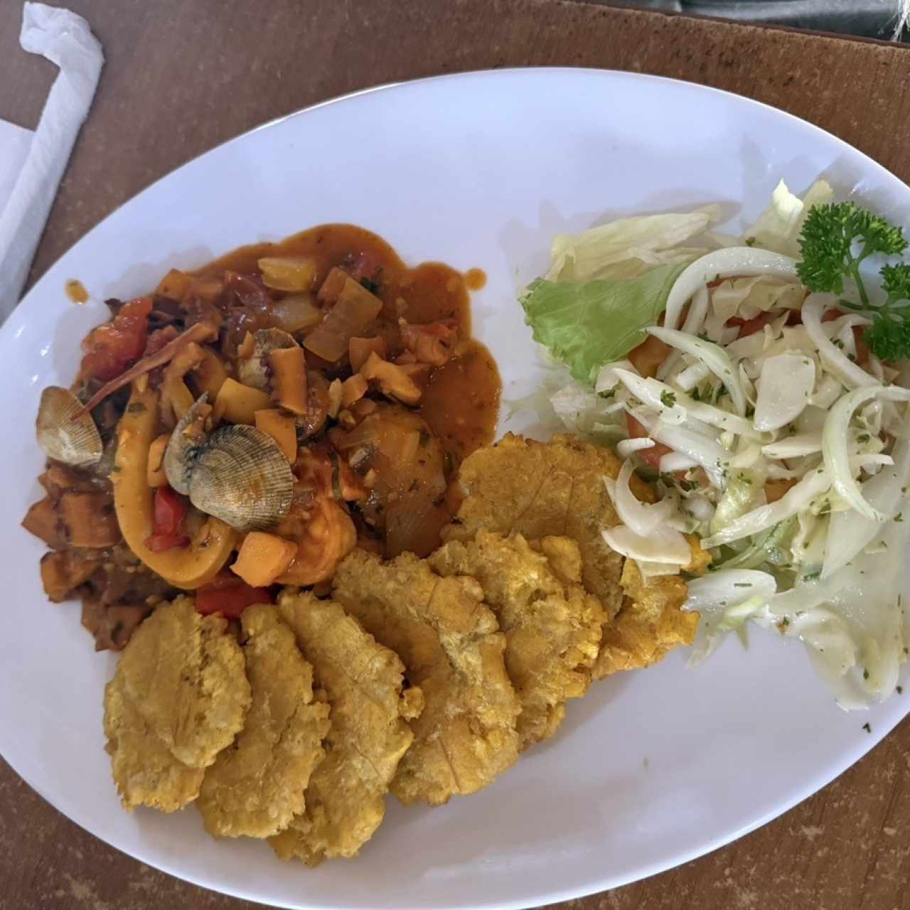 Filete de Corvina a lo Macho