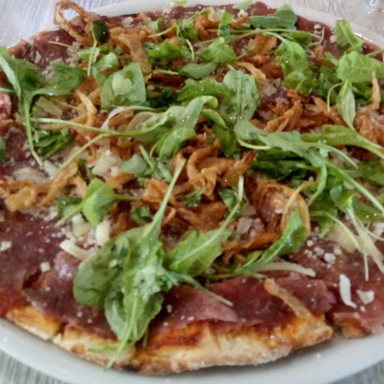 Pizza Carpaccio de Res