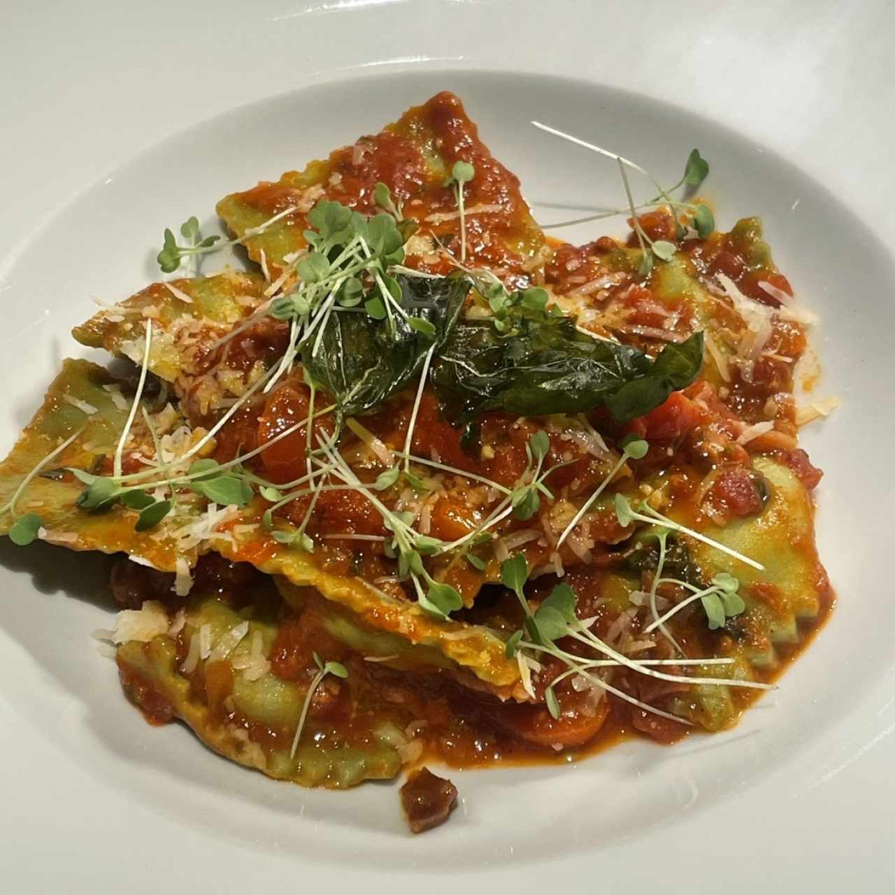 Ravioli di ricotta ala molisana