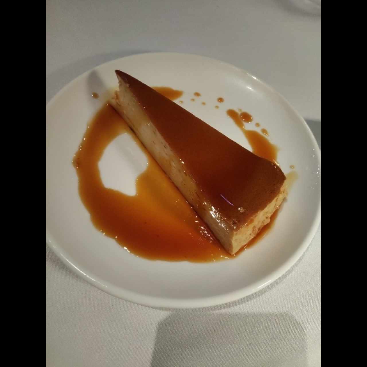 Flan de la casa