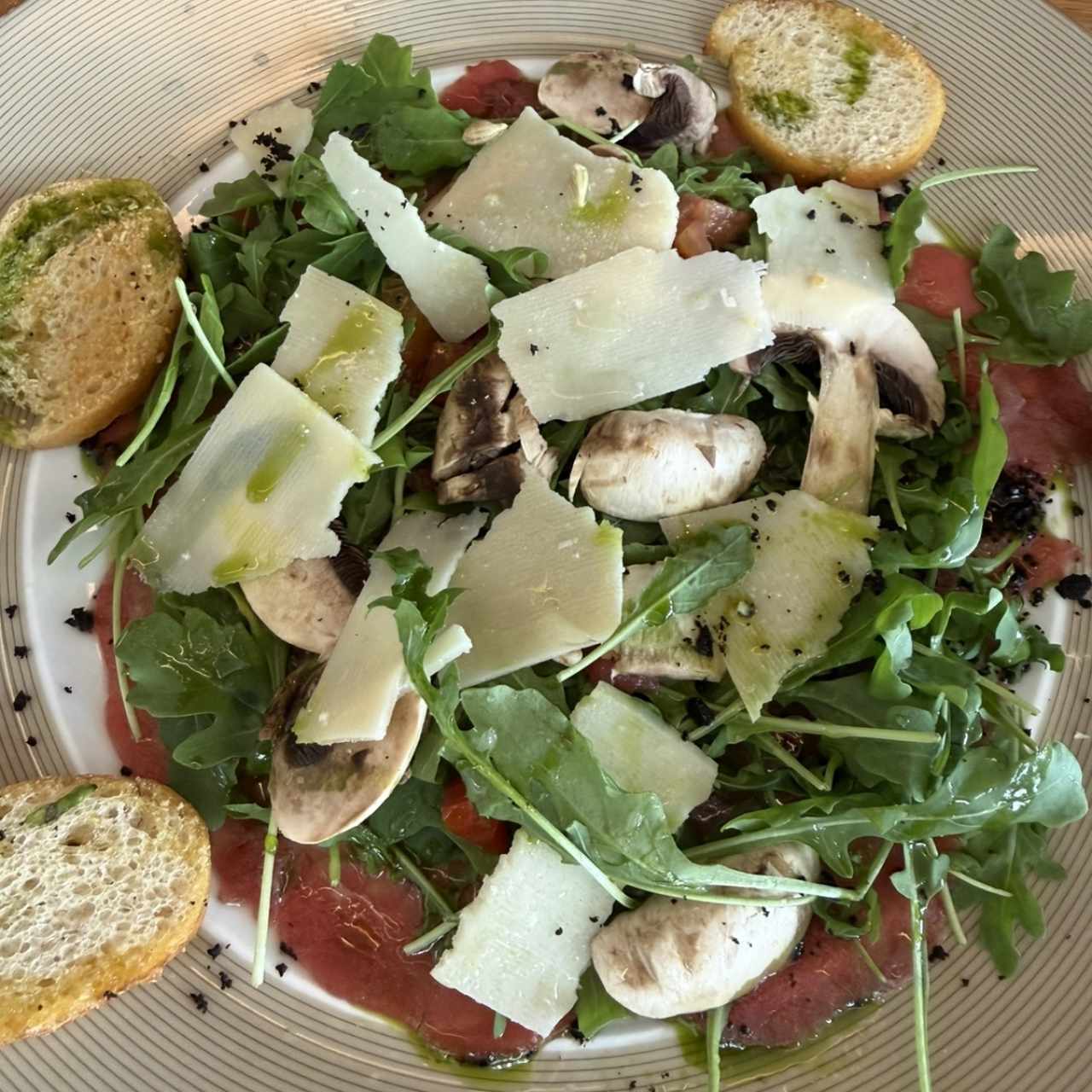 Entradas - Carpaccio de Carne