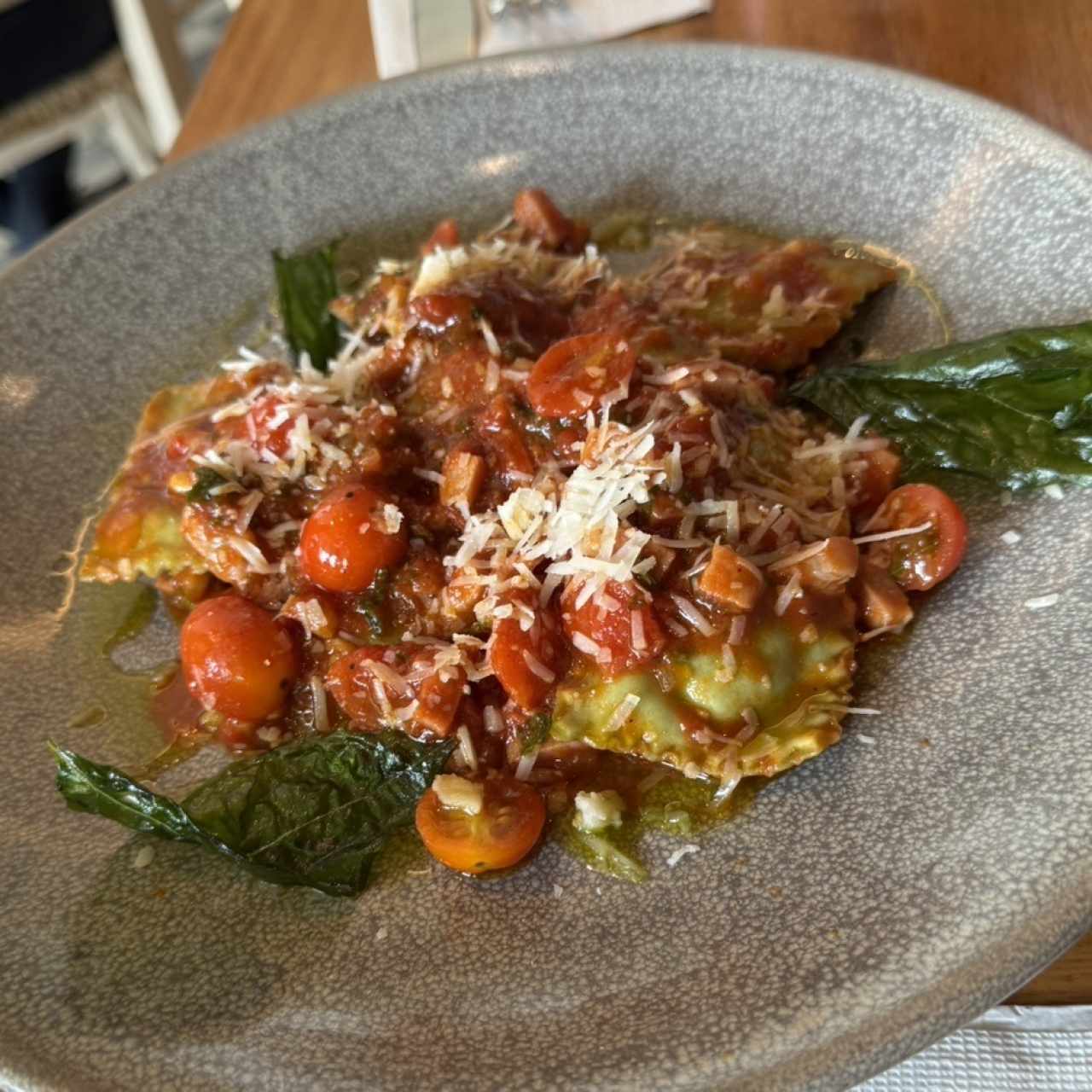 Ravioli di ricotta ala molisana