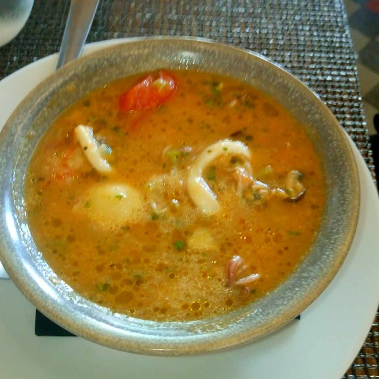 sopa de mariscos 