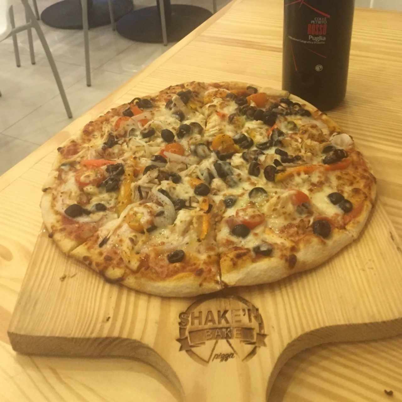 Pizza Deluxe con Pollo