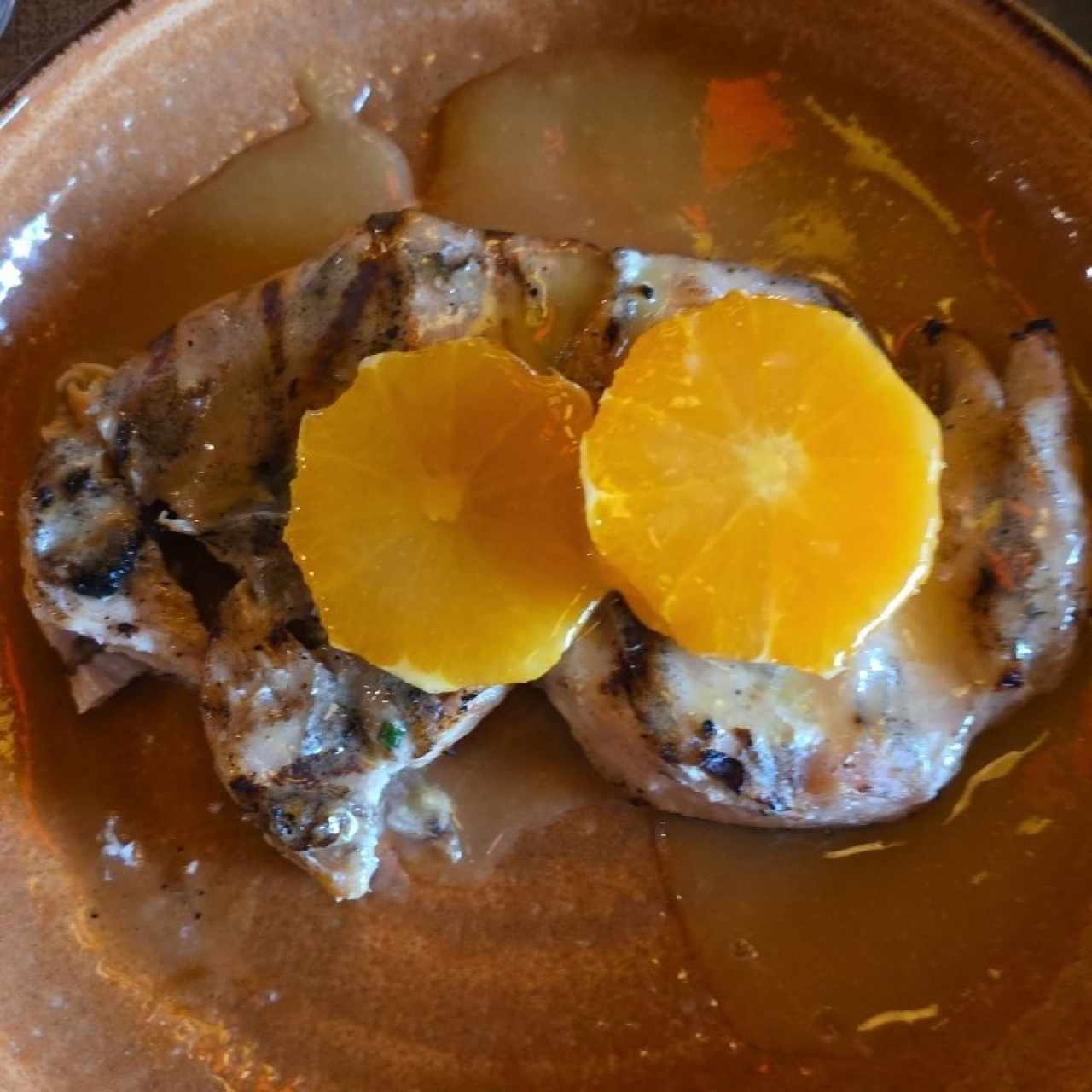 pollo a la naranja. delicioso