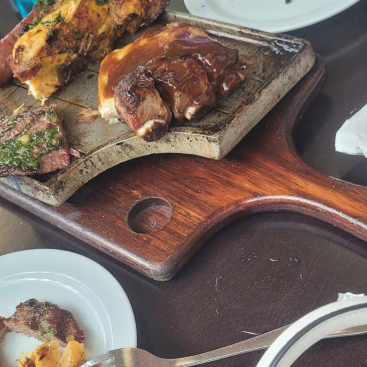 Parrillada argentina, viene con acompañamiento