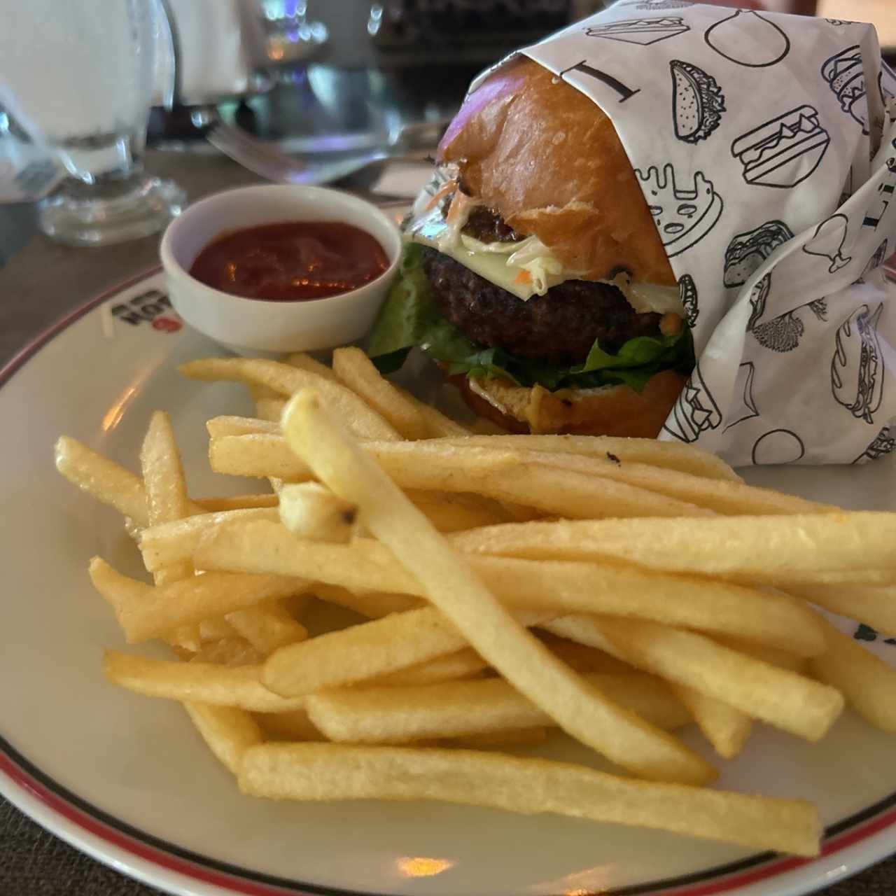 HAMBURGUESA LEÑOS & CARBÓN ANGUS USDA CHOICE