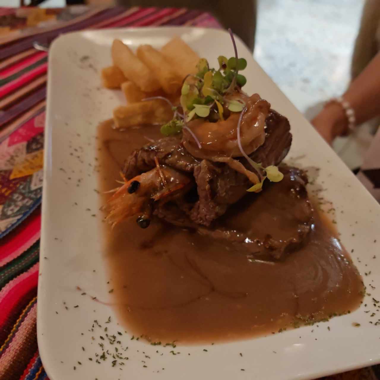 Filete Relleno de Langostinos