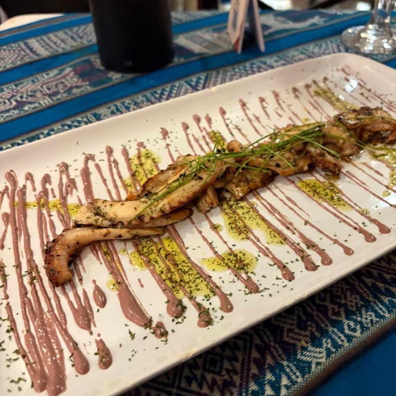 Entradas Calientes - Pulpo al Carbón