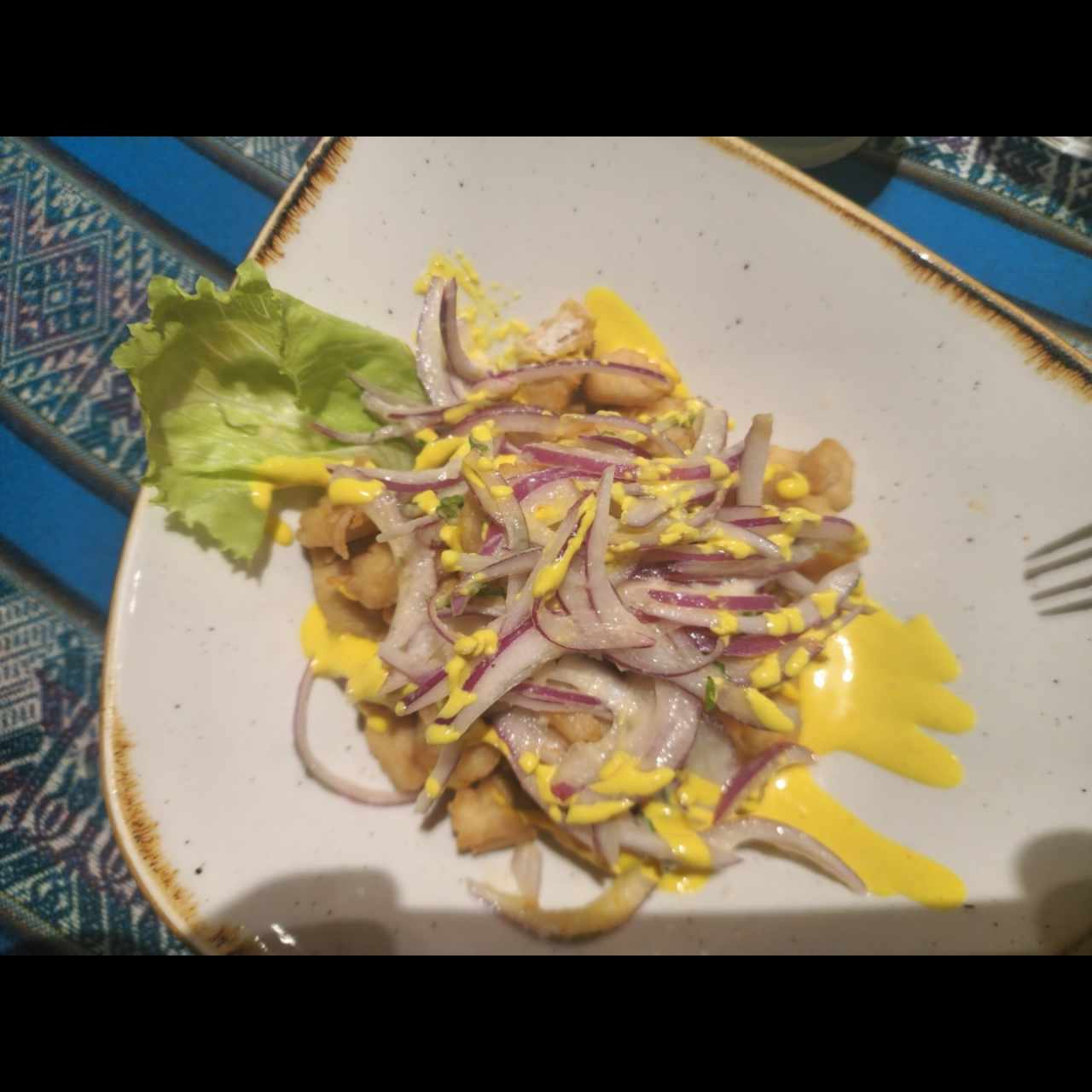 Entradas Calientes - Ceviche Frito