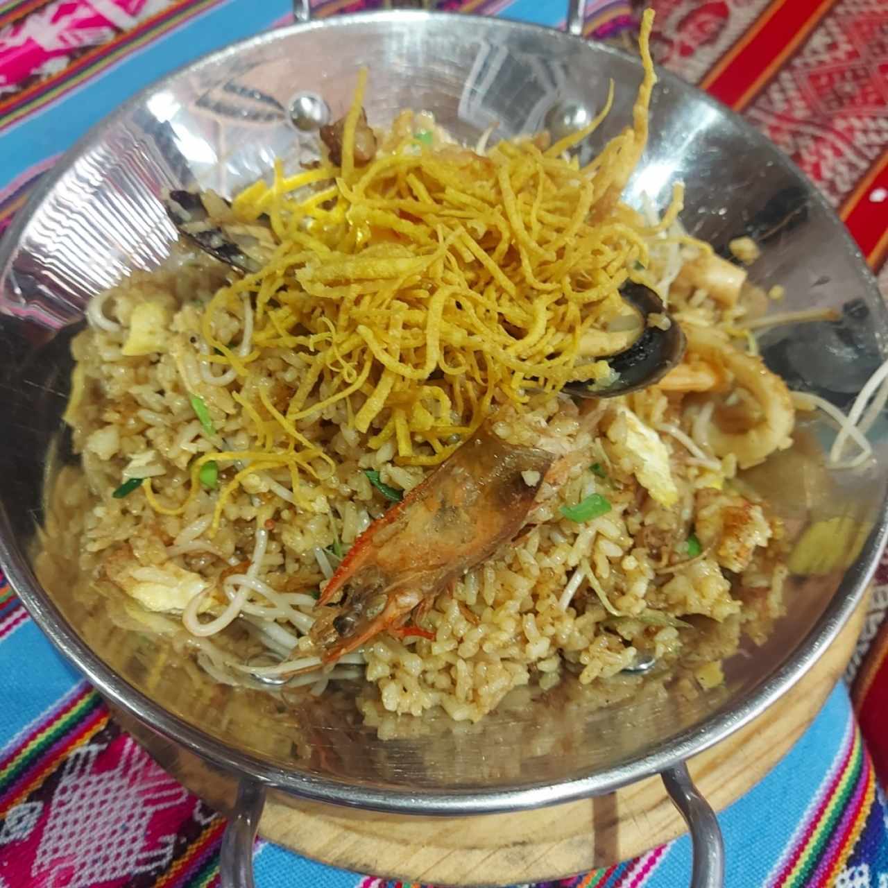 Arroz Chaufa de Mariscos